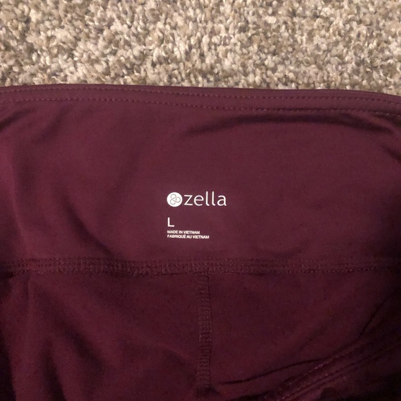 Zella Long Legging Burgandy Large - Picture 5 of 5